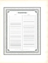Vignette Specimen Catalog blad 1 (tryck)