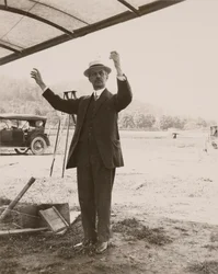 Porträtt av Albert Francis Zahm 1862-1954, 1914.