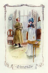 En berömd bra sak detta giftermål, 1907 (illustration)