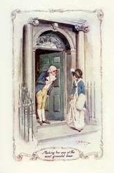 Gör henne till en av hans mest graciösa rosetter, 1907 (illustration)