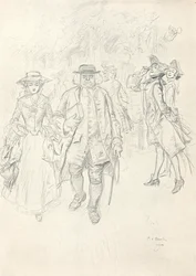 Running The Gauntlet - Stage II, c1920