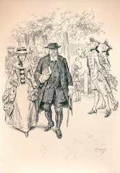 Running The Gauntlet - Stage VI, c1920
