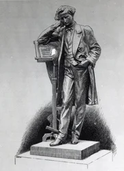 Hector Berlioz, efter statyn av Alfred Lenoir på Square Vintimille, Paris, 1886