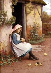 The Little Chick (akvarell)