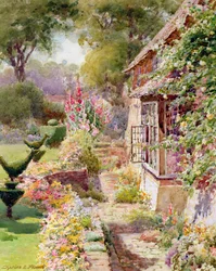 Kings Manor Garden i East Hendred, Oxon