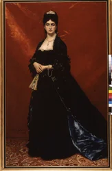 Porträtt av Madame Goldschmidt