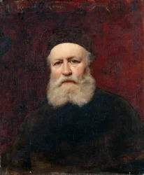 Porträtt av kompositören Charles Gounod 1818-1893