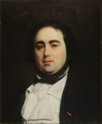 Porträtt av författaren Jules Janin 1804-1874, ca 1839.