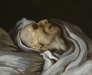 Théodore Géricault på sin dödsbädd