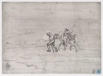 Flyg till Egypten, 1848.