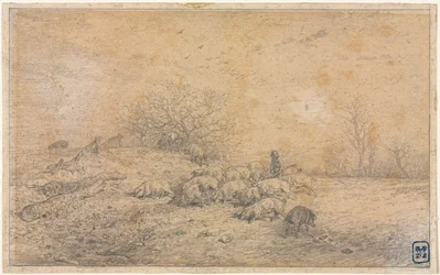 Grisflock, ca. 1845.