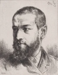 Porträtt av J.J. Guiffrey, 1866.