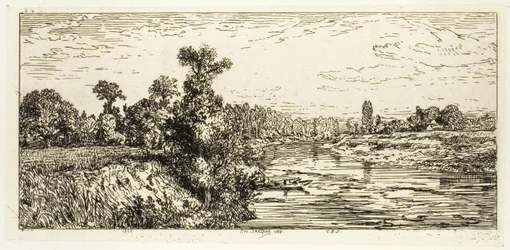 Isle of Aligre, med två båtar