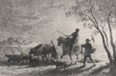 Återkomsten från fälten, 1865.