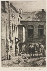 En domstol i Paris, 1865.