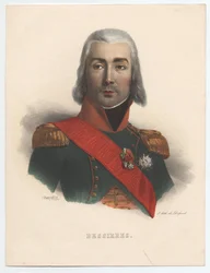 Porträtt av Jean-Baptiste Bessieres 1768-1813, marskalk av Frankrike, 1835