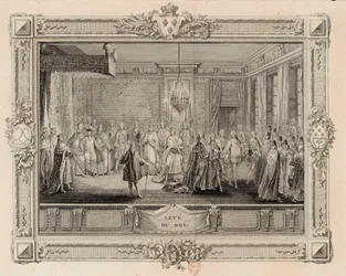 Levé du Roy Dammen av kung Ludvig XVI, 1774-1775.