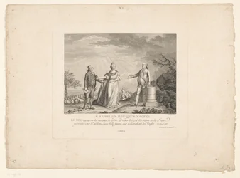 Jacques Neckers återkomst, 1788 Le recall de Monsieur Necker (titel på objekt)