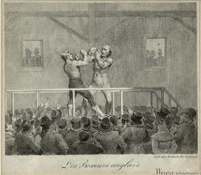 Engelska boxare (litho)