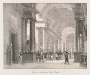 Inresa i Berlin, tidigt 1800-tal (litho)