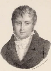 Porträtt av kompositören Nicolò Isouard 1775-1818.