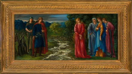 Helga och Gunnlaug (olja på duk)