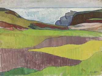Stenigt landskap, Le Pouldu, ca 1891.