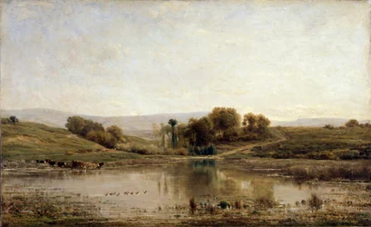 En damm, 1858.