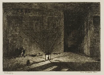 Interiör av ett värdshus (The Corridor of an Inn)