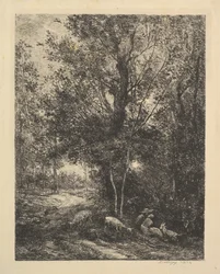 Herde och herdinna, 1874.