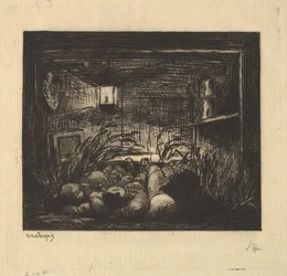 Sova ombord på båten, 1861.