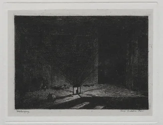 Båtresan: Interiör av ett värdshus (The Corridor of an Inn)