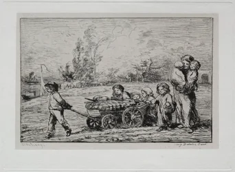 Båtresan: Flytta in i Le Botin The Ships Furnishings or Moving to the Boat, 1861.
