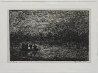 The Boat Trip: Night Voyage or Net Fishing andra versionen, 1861.