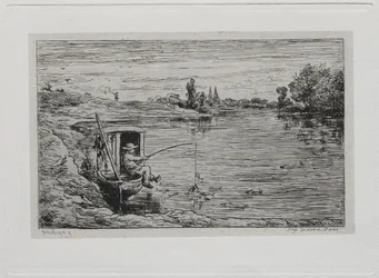 Båtturen: The Cabin Boy Fishing Line Fishing, 1861.
