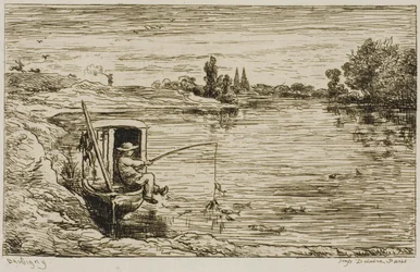 Skeppsgossen fiskar (Fiske med lina)