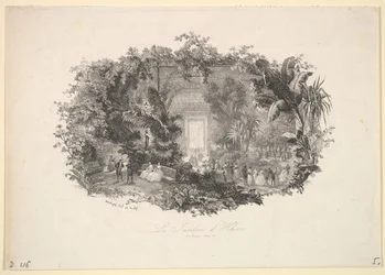 Vinterträdgården, 1843.