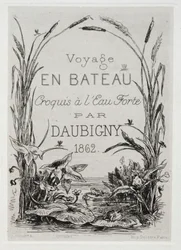 Titel Frontispiece för albumet: Båtresan