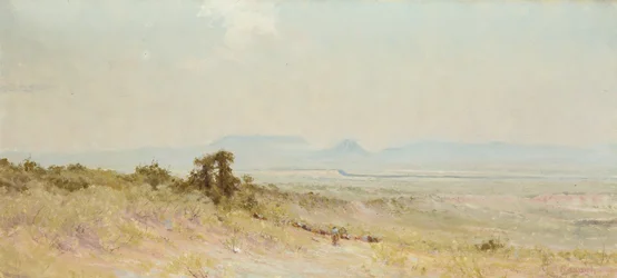 House Mountain on the Llano, c.1920 (olja på duk)