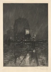 En regnig natt, Madison Square