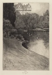 Bit av Central Park, förmodligen 1918.