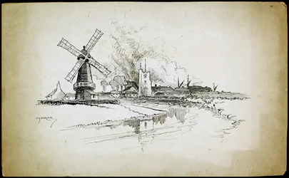 Wellington väderkvarn, Barking, Greater London