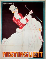Affisch av Mistinguett