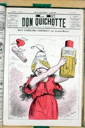 Omslag till "" Le Don Quixote", nummer 215, Satirique en Colors