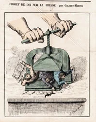 Omslag till ""Le Don Quixote"", nummer 46, Satirical in Color
