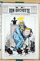 Omslag till "" The Don Quixote"", nummer 440, Satirical en Colors