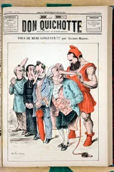 Omslag till "" The Don Quixote"", nummer 592, Satirical en Colors