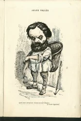 Illustration av Charles Gilbert-Martin (1839-1905) i "" Contemporary Grimaces""