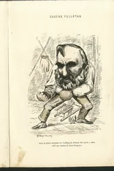 Illustration av Charles Gilbert-Martin (1839-1905) i "" Contemporary Grimaces""