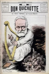 The Old Orpheus: tecknad film om Victor Hugo och Ryssland - av Gilbert-Martin (Gilbert Martin), i "" Don Quijote av 23/06/1882